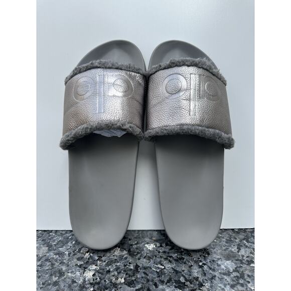 Alo Yoga Cloud It Slides Fizzy Sandals Women’s Size 9 - Picture 1 of 8